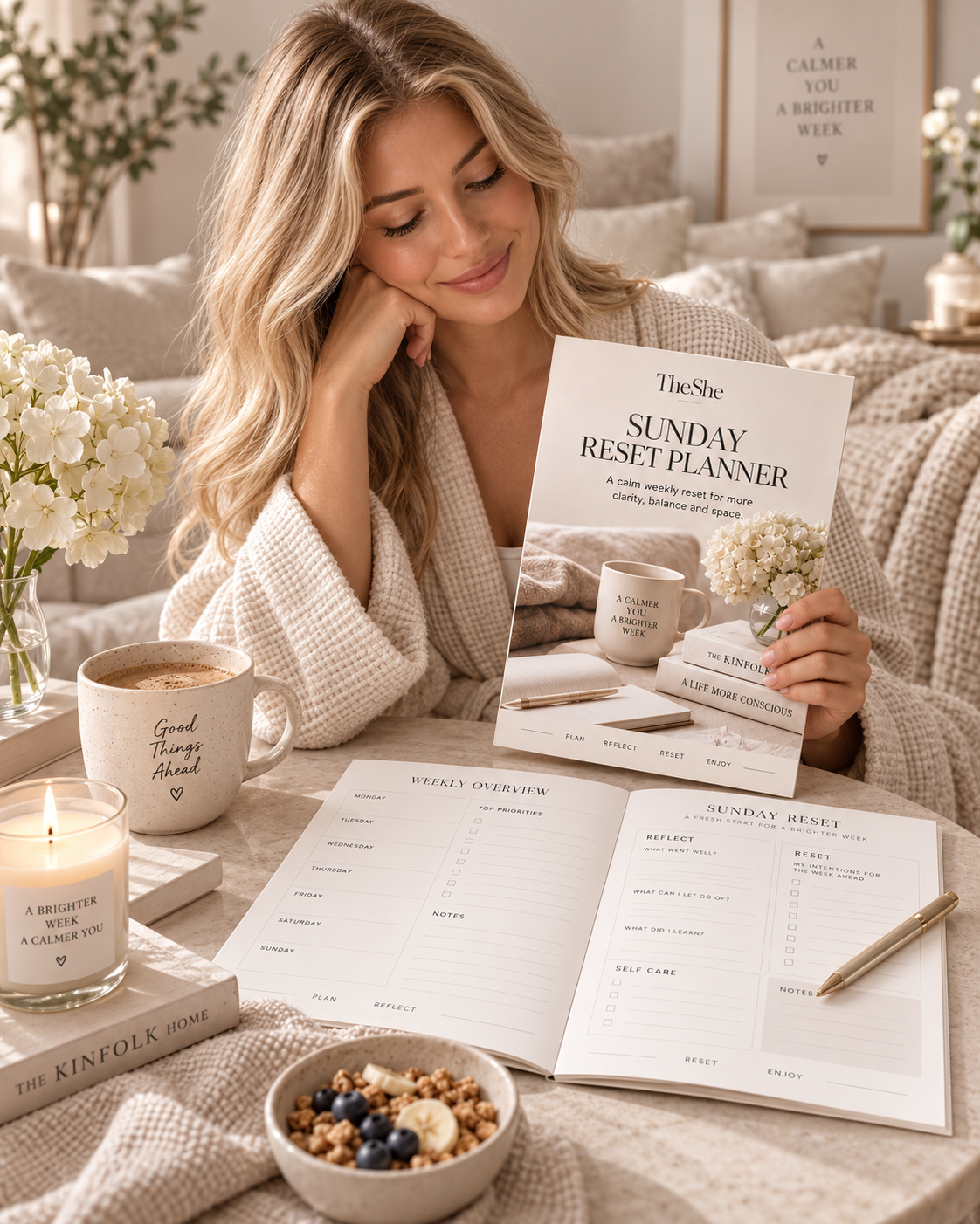 TheShe Sunday Reset Planner