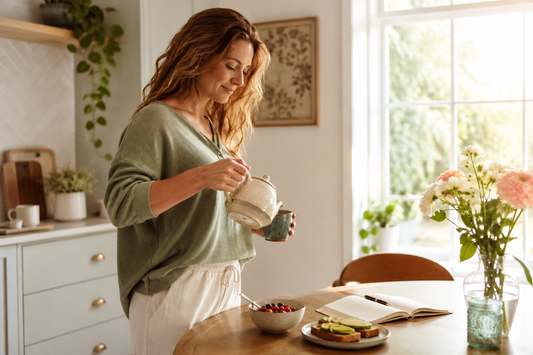A Calm Morning Routine for More Balance