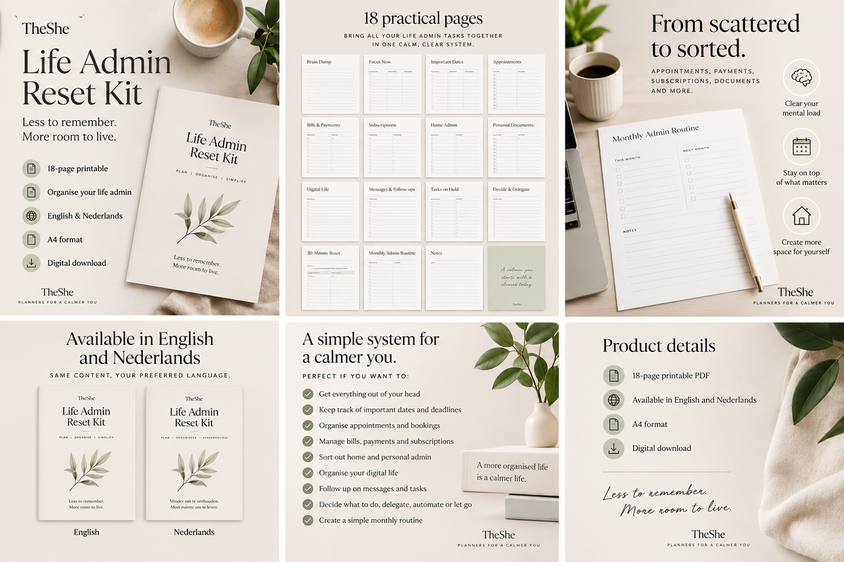 TheShe Life Admin Reset Kit