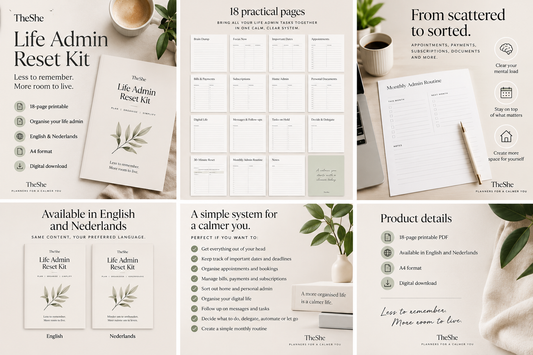 TheShe Life Admin Reset Kit