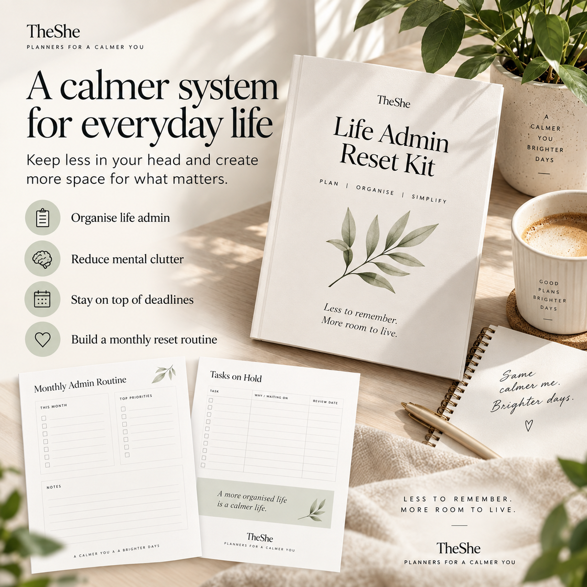 TheShe Life Admin Reset Kit