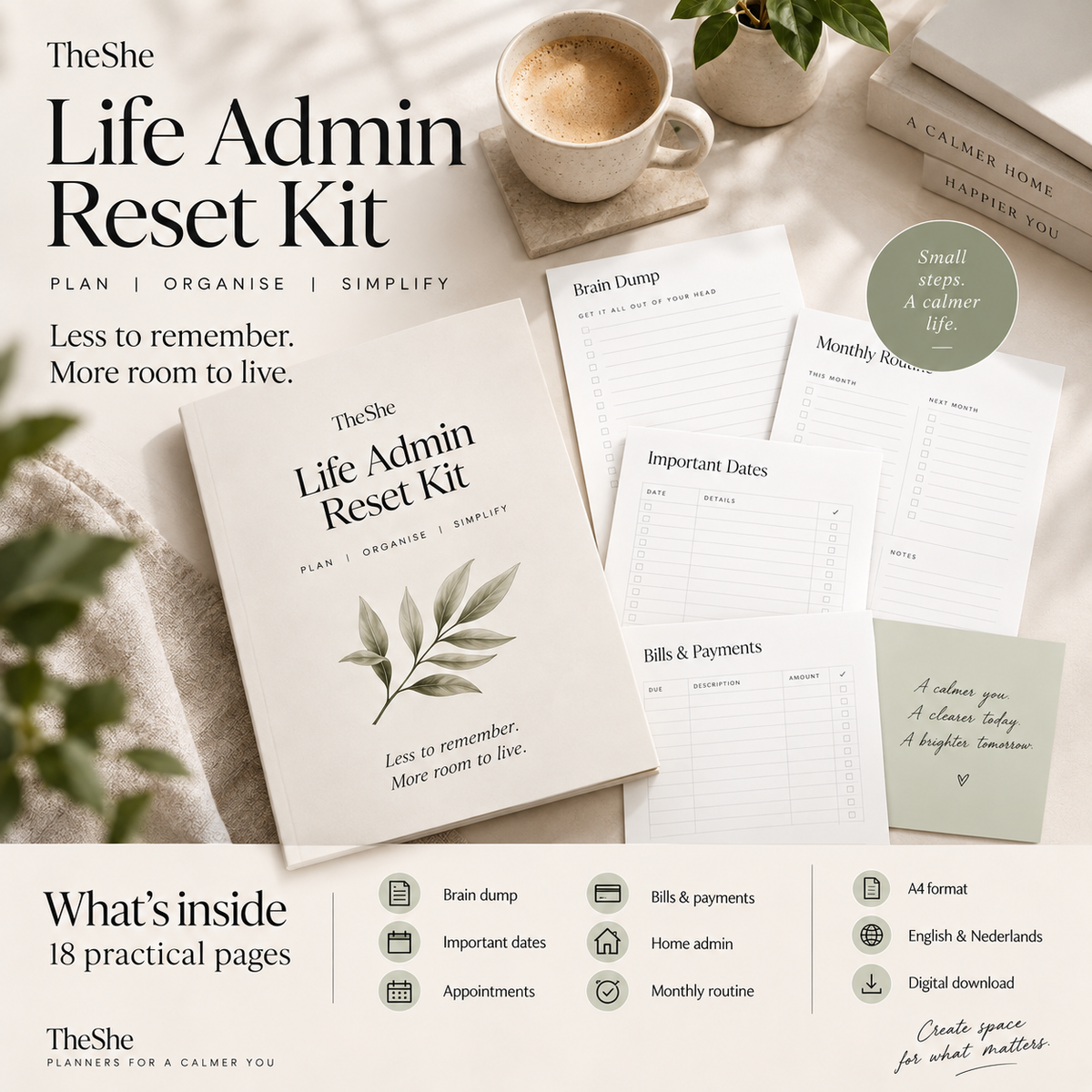 TheShe Life Admin Reset Kit