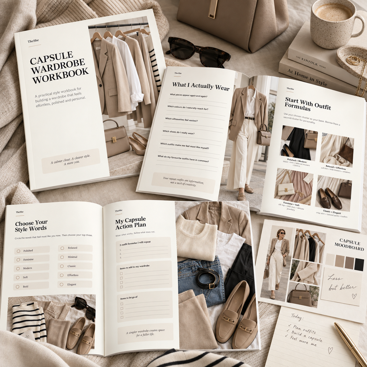 TheShe Capsule Garderobe Werkboek