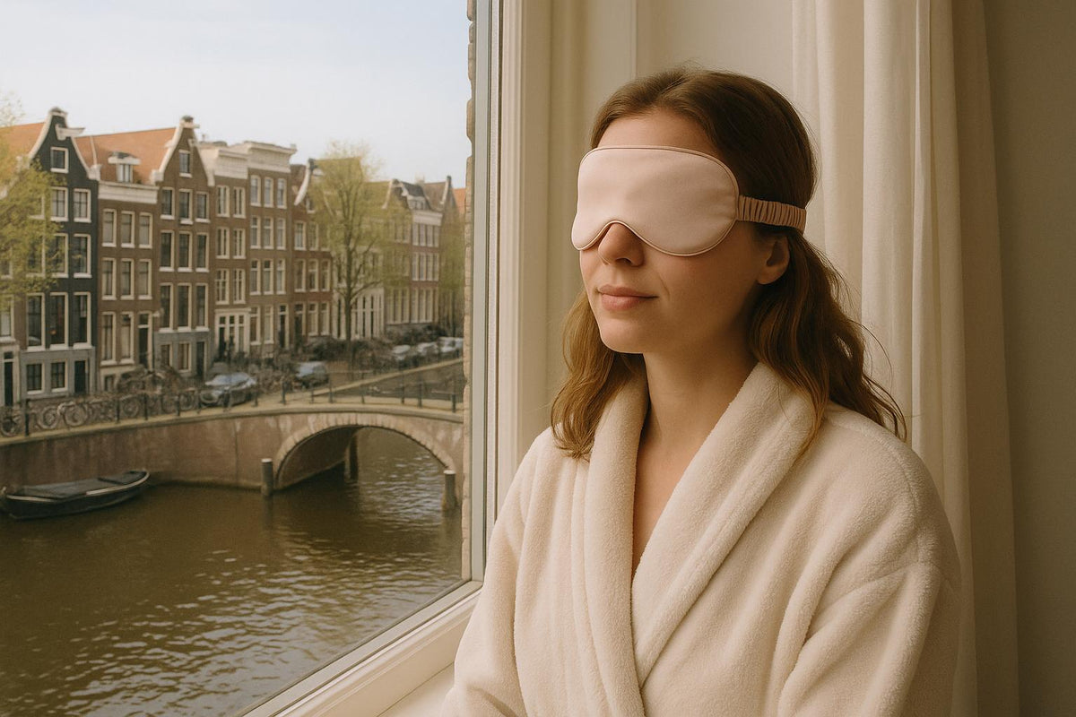 Mila Home Mulberry Silk Slaapmasker – Rose Rest